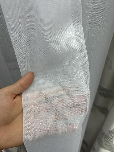 plaud note: Комплект штор, Сатин, С тюлем в комплекте, Изготовление на заказ, Новый, Для зала — 5