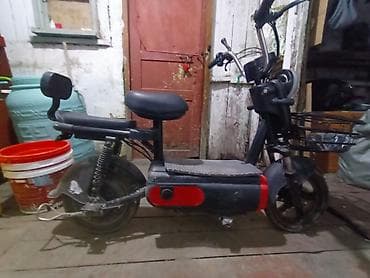 пит ьайк: Электровелосипед-скутер городской (сидячий, с багажной корзиной) - — 1