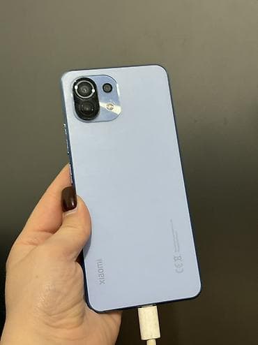 redmi note 8 64: Xiaomi, Mi 11 Lite, Б/у, 128 ГБ, цвет - Голубой, 2 SIM — 1