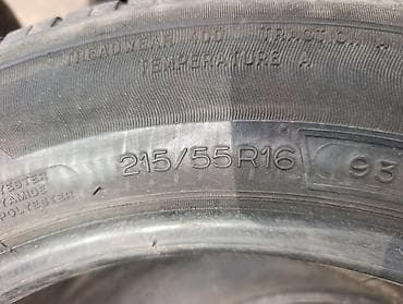 шина 21555r16: Шины 215 / 55 / R 16, Лето, Б/у, Комплект, Легковые, Германия, Michelin — 3