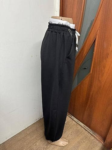 klein: Свободные женские спортивные штаны - Фасон: расслабленный оверсайз, с — 5