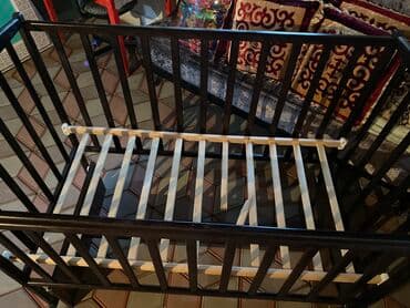 купить детскую кровать бу: Манеж, очень хорошее состояние — 3