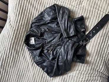 Женская одежда: Кожаная куртка, Косуха, Экокожа, S — 3