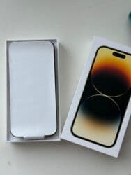 бу 11 айфон: IPhone 14 Pro, Колдонулган, 256 ГБ, Matte Gold, Заряддоочу түзүлүш, Куту, Коргоочу айнек, 81 % — 4