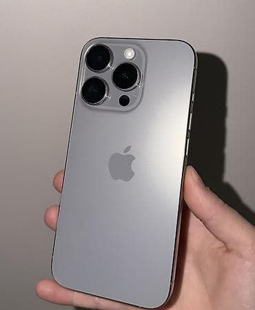 IPhone 15 Pro, 128 ГБ, Natural Titanium, Коробка at lalafo.kg IPhone 15 Pro, 128 ГБ, Natural Titanium, Коробка