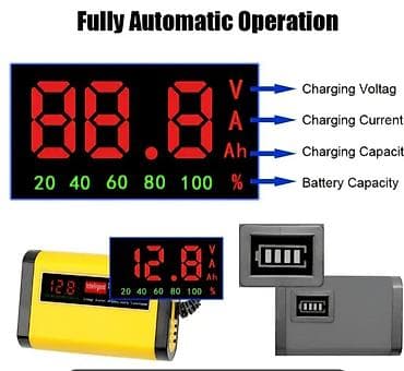 зарядка для акамулятора: Универсальное зарядное устройство для автомобильных аккумуляторов KXIY — 8