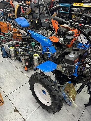 john dere: Мотоблок Hiromiki MQ170-4-3SX (Blue) - Двигатель: бензиновый 170F - — 1