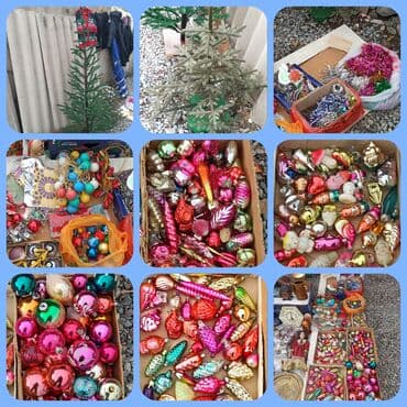 российские художники: Продаются набор ёлочных украшений (винтажные стеклянные игрушки — 5