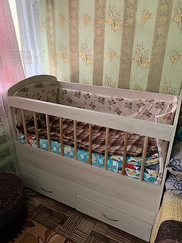 детский кровати: Продаю кроватку-манеж с матрасиком в очень хорошем состоянииделали — 1