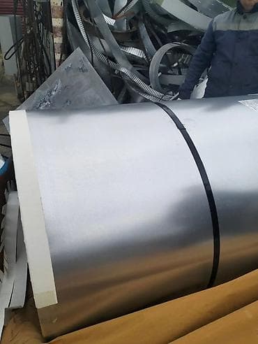 Другое для крыш: Оцинкованный лист, 0.9х1250мм, 2-рулона, вес 11,68тн. Цена 72₽ за кг — 3