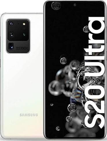 Samsung Galaxy S20 Ultra, Колдонулган, 256 ГБ, түсү - Ак, 1 SIM, 2 SIM lalafo.kg да Samsung Galaxy S20 Ultra, Колдонулган, 256 ГБ, түсү - Ак, 1 SIM, 2 SIM