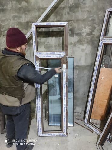пластиковые витражи: Продаю новые окна,но без стекол Шоколадный пластик хорошего качества — 9