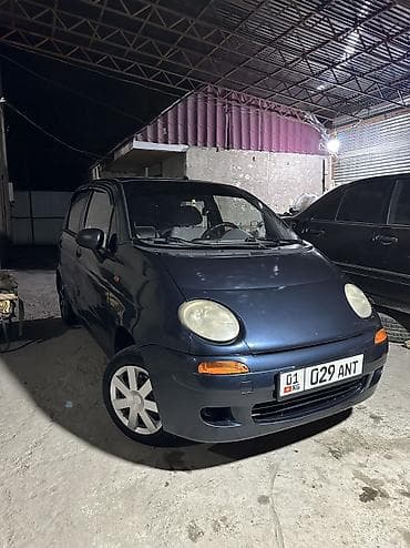 кирг шёлк: Daewoo Matiz: 2002 г., 0.8 л, Кол менен иштөөчү, Бензин, Хетчбек — 1