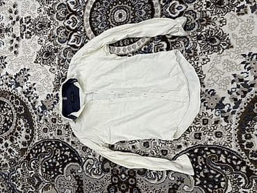 рубашка bershka: Мужская рубашка ZARA MAN Slim Fit - Размер: S (EUR S / USA S / MEX — 2