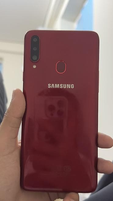 honor view 20: Samsung Galaxy A20s, Б/у, 32 ГБ, цвет - Красный, 2 SIM — 3