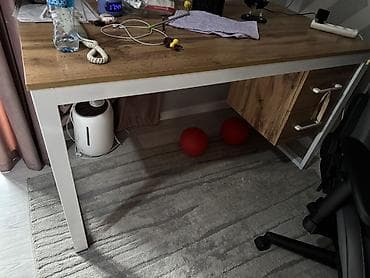 компютерные стол: Письменный/компьютерный стол с подвесной тумбой в стиле лофт размер — 1