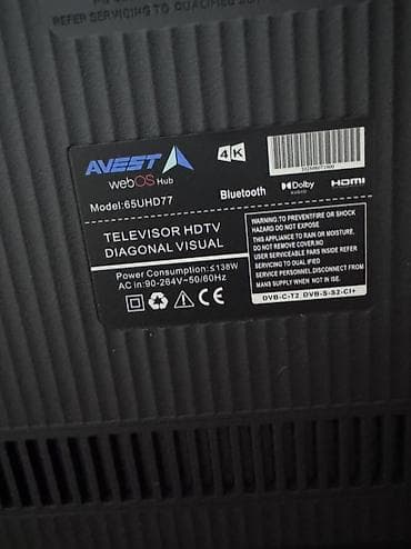 sharp aquos: Телевизор Avest с диагональю около 65 дюймов. Тонкие рамки — 6