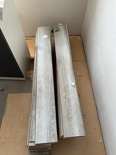 куплю б у линолеум: Б/ У Ламинат, серый дуб (имитация древесных волокон), доска — 1