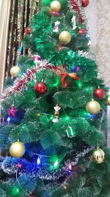 купить ёлку: Продается новогодняя ёлка в отличном состоянии вместе с игрушками — 2