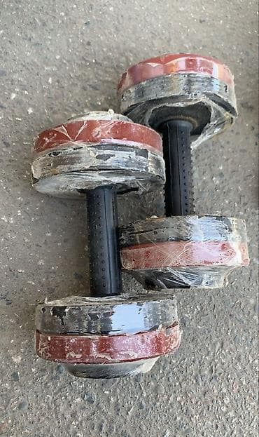 турние: Гантели 10+10 кг (пара) - Тип: разборные гантели с винтовыми гриффами — 4