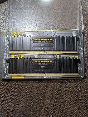 полный комплект: Оперативная память, Б/у, Corsair, 16 ГБ, DDR4, 2400 МГц, Для ПК — 1