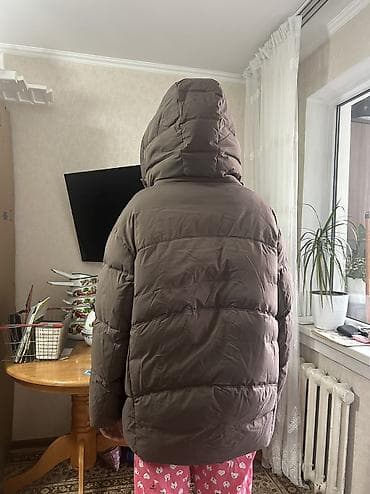 tech fleese: Пуховик, По колено, С капюшоном, M — 3