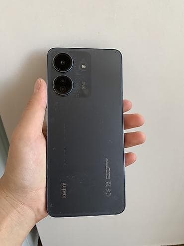 Redmi, Redmi 13C, Б/у, 256 ГБ, цвет - Голубой, 2 SIM