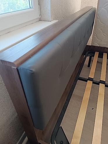 мебель со склада: Двуспальная кровать, С мягким изголовьем, длина - 200 см — 6