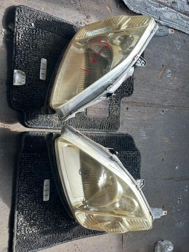 Передние фары: Комплект передних фар Honda 2002 г., Б/у, Оригинал, Япония — 1