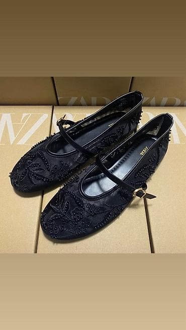 изабель марант: Туфли, 36, 38, 39, Zara, Новый, цвет - Черный, Платная доставка — 1