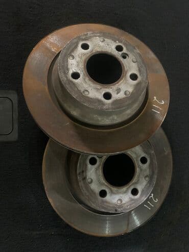 c 220: Комплект тормозных дисков Mercedes-Benz 2001 г., Б/у, Оригинал, Германия — 1