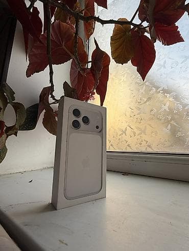 iphone pro max 12: IPhone 17 Pro, Новый, 256 ГБ, White Titanium, Зарядное устройство, Защитное стекло, Коробка — 1