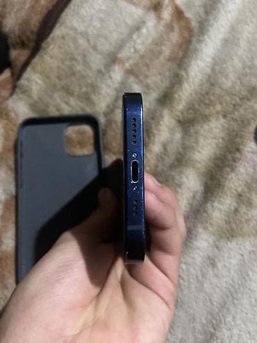 реплика айфона: IPhone 12, Б/у, 128 ГБ, Синий, Чехол, 94 % — 10