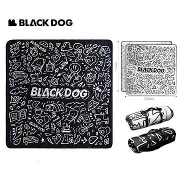 Плед-покрывало Black Dog «Темная ночь» для пикника и отдыха — 1