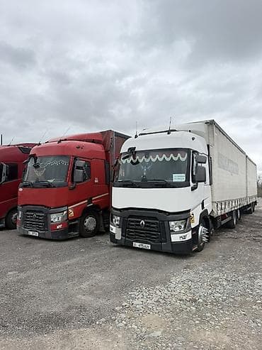 карбоновые наклейки: Тягач, Renault, Шторный — 1