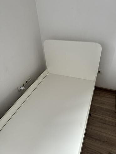 Эмерек: Бир кишилик керебет, Сактоо кутусу менен, узуну - 195 см — 2