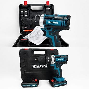 электроинструменты для дома: Аккумуляторная дрель‑шуруповёрт Makita 21V в кейсе Основные — 1