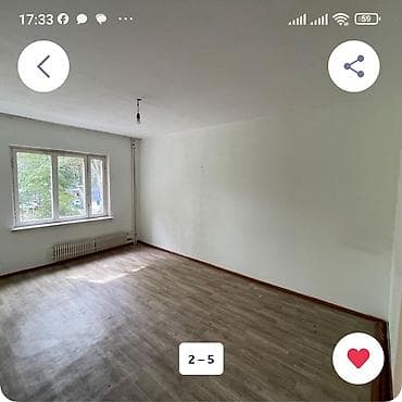 1 комната, 45 м², Аламедин-1 мкр 105 серия, 2 этаж — 1