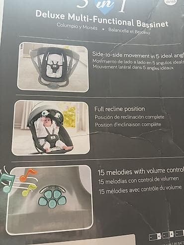 найк аир форс 1: Детское кресло-качалка Mastela 3-in-1 Deluxe Multi-Functional Bassinet — 2