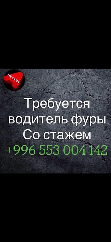 вилочная кара: Вакансия: водитель фуры (дальнобойщик) Требуется опытный водитель — 1