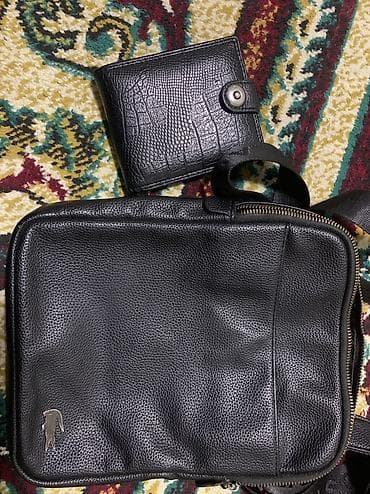 эпл вотч 7 цена в бишкеке бу: Барсетка, Материал: Натуральная кожа, Разделенные отделения, Регулируемый ремень, Новый — 9