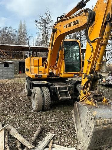 юмз екскаватор: Экскаватор, Hyundai, 2005 г., Колесный — 3