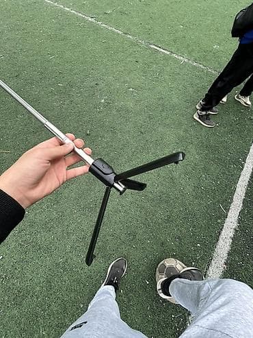 Селфи-палка со штативом и подсветкой - Комбинированная конструкция