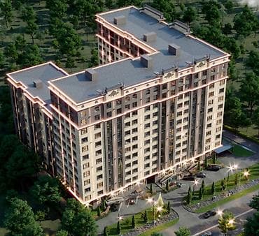 Квартиры: 1 комната, 53 м², Элитка, 6 этаж, Готовая ПСО (под самоотделку) — 2