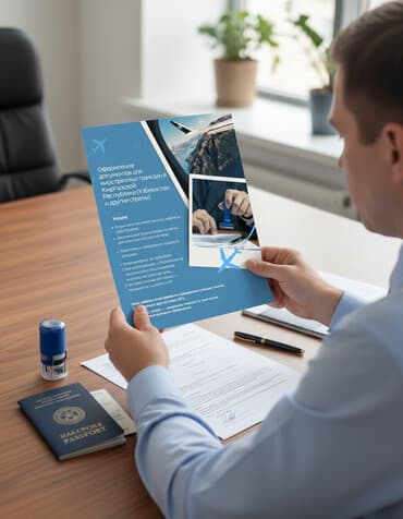 🌍 Оформление рабочей визы для иностранных граждан в КР 📝 Документы и