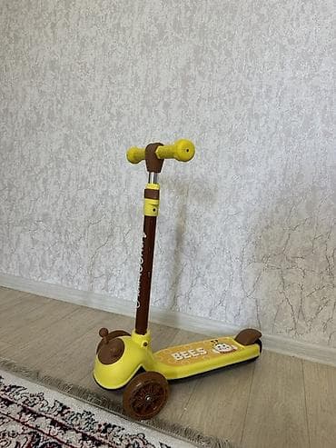 самокат пчелка: Детский самокат, Трёхколёсный — 1