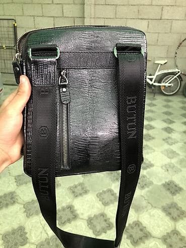 женская часы: Классическая сумка, Butun, Материал: Натуральная кожа, Множество карманов, Мужские — 4