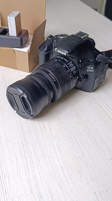 камера кыргызстана: Canon 600D. Фотоаппараты. Баары иштейт. Объектив жаңыга алмашкан. Эки — 4