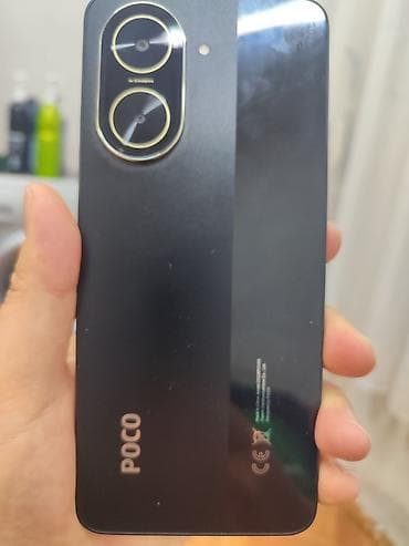 мини дисплей: Poco C71, Б/у, 128 ГБ, цвет - Черный, 2 SIM — 1