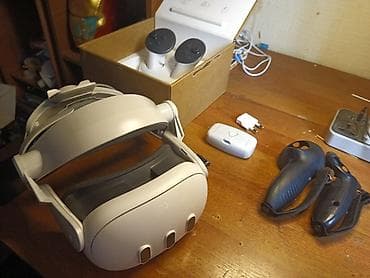 vr: VR Шлем Meta qest 3. на 128 Гб шлему 2 года. в комплекте : блок — 1
